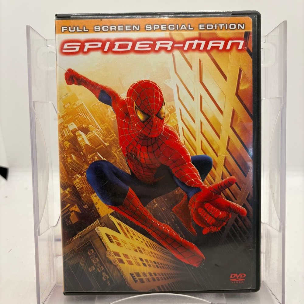 Spider-Man DVD 2002 Full Screen Special Edition 2-Disc Set Marvel Tobey Maguire